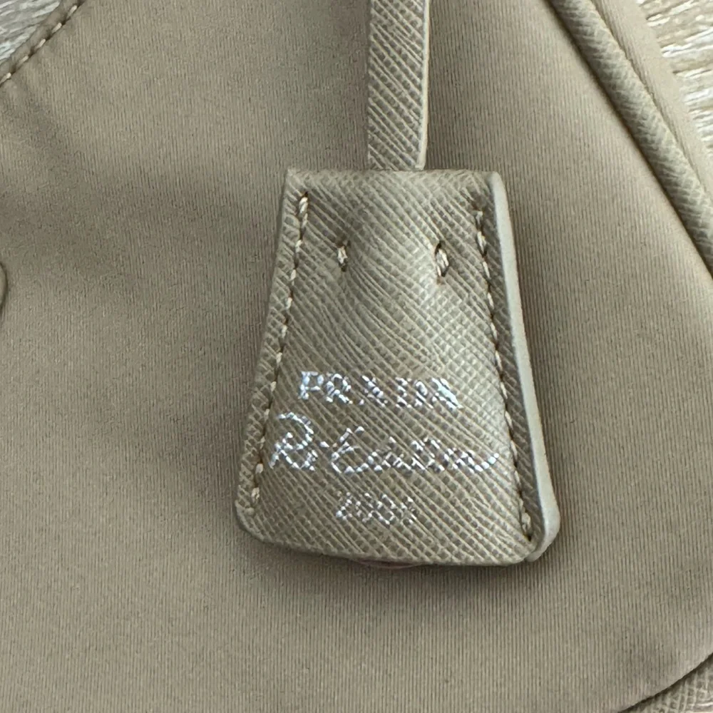 Prada Te-Edition 2005 Re-Nylon Shoulder Crossbody Bag in Beige/Cammeo Collor - Picture 3 of 16